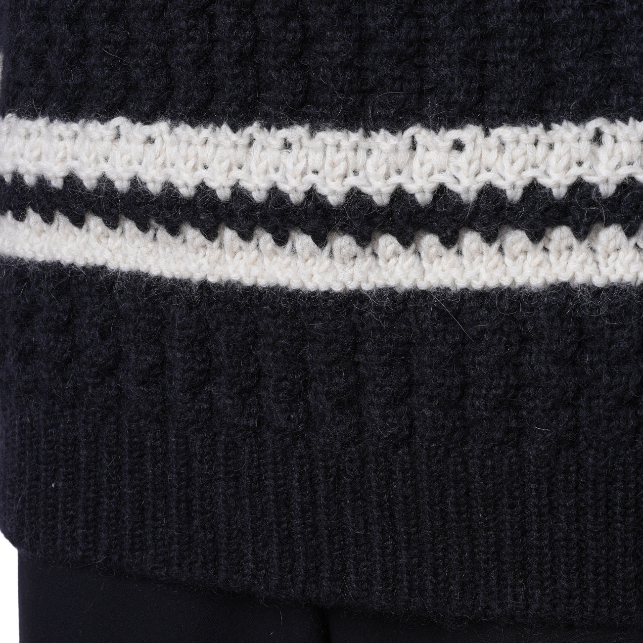 Yves Saint Laurent(USED)생로랑 오버사이즈 세미 청키 프론트 컬렉션 터틀넥